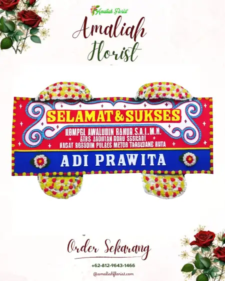 Papan Bunga Ucapan Selamat Sedo